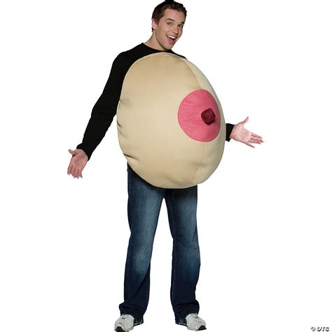 boob costume|Giant Boob Adult Costume .